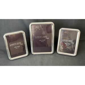 Set Of 3 Larson-Juhl Silver Plated Frames 4 X6 (2) 3.5 X 5 Table To Display